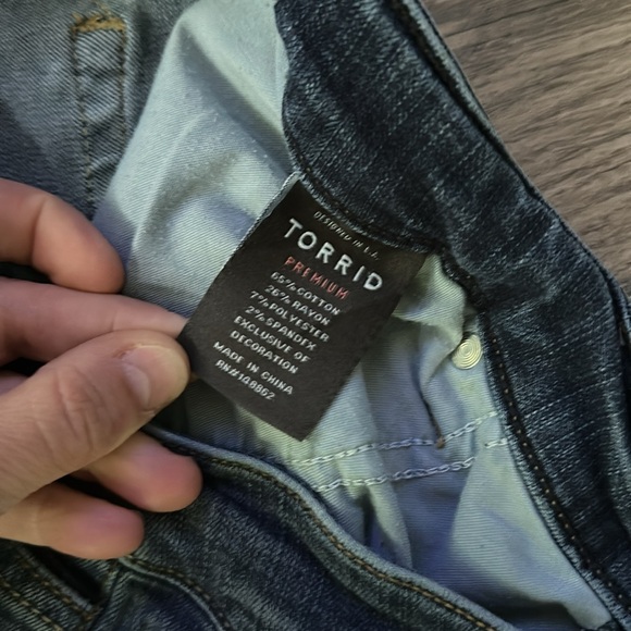 Torrid premium boyfriend Blue Women's Jeans size 16 - Picture 8 of 12